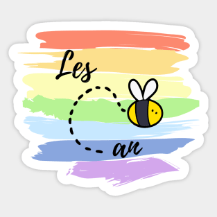 Les-Bee-An ~ Lesbian Shirt Sticker